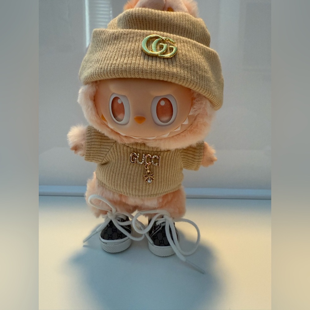 Labubu hat, sweater and Sneakers (no doll)